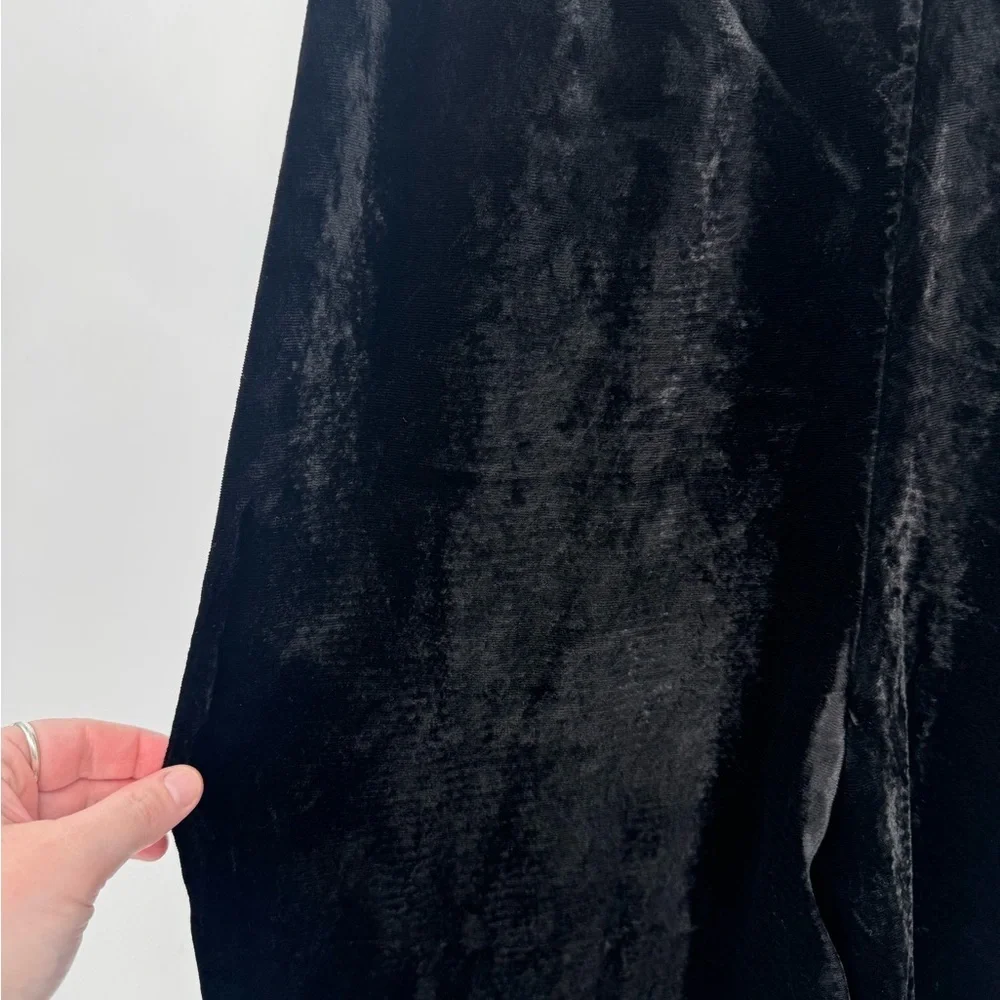 J. Jill Women's Velvet Black Office Career Stretch Neutral Pants Size Large